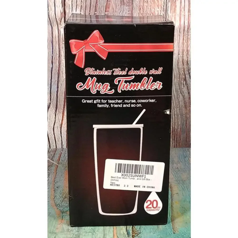 Best Bonus Mom Ever Stainless Steel‎ Travel Tumbler with Straw